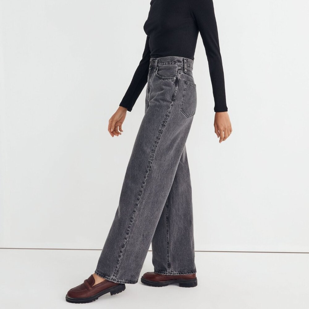 Superwide-Leg Jeans in Moreland Wash